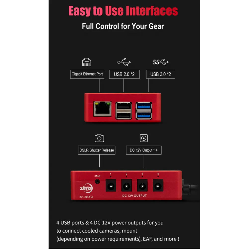 ZWO ASIair PLUS 256G Smart WIFI Accessory and ASI220Mini BUNDLE - Vega Vision