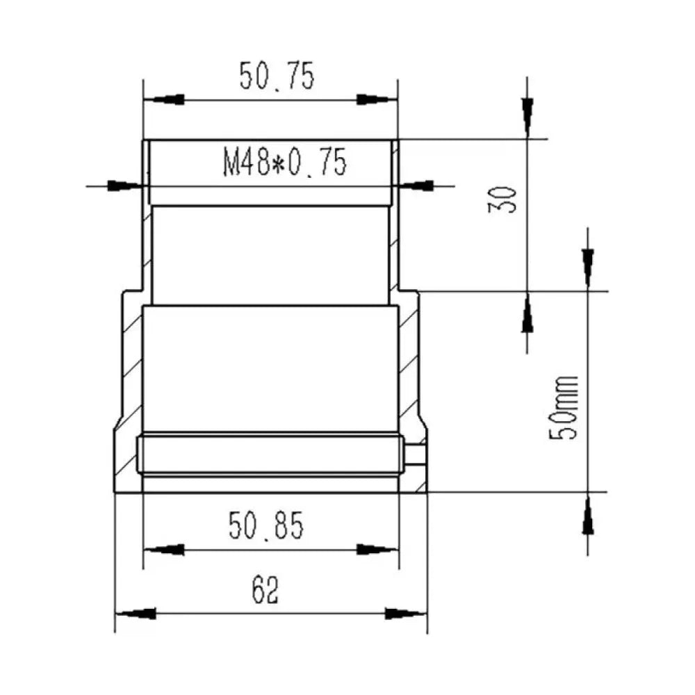Antlia 50mm Extension Tube for Solar Discover CaK 5Å - Vega Vision