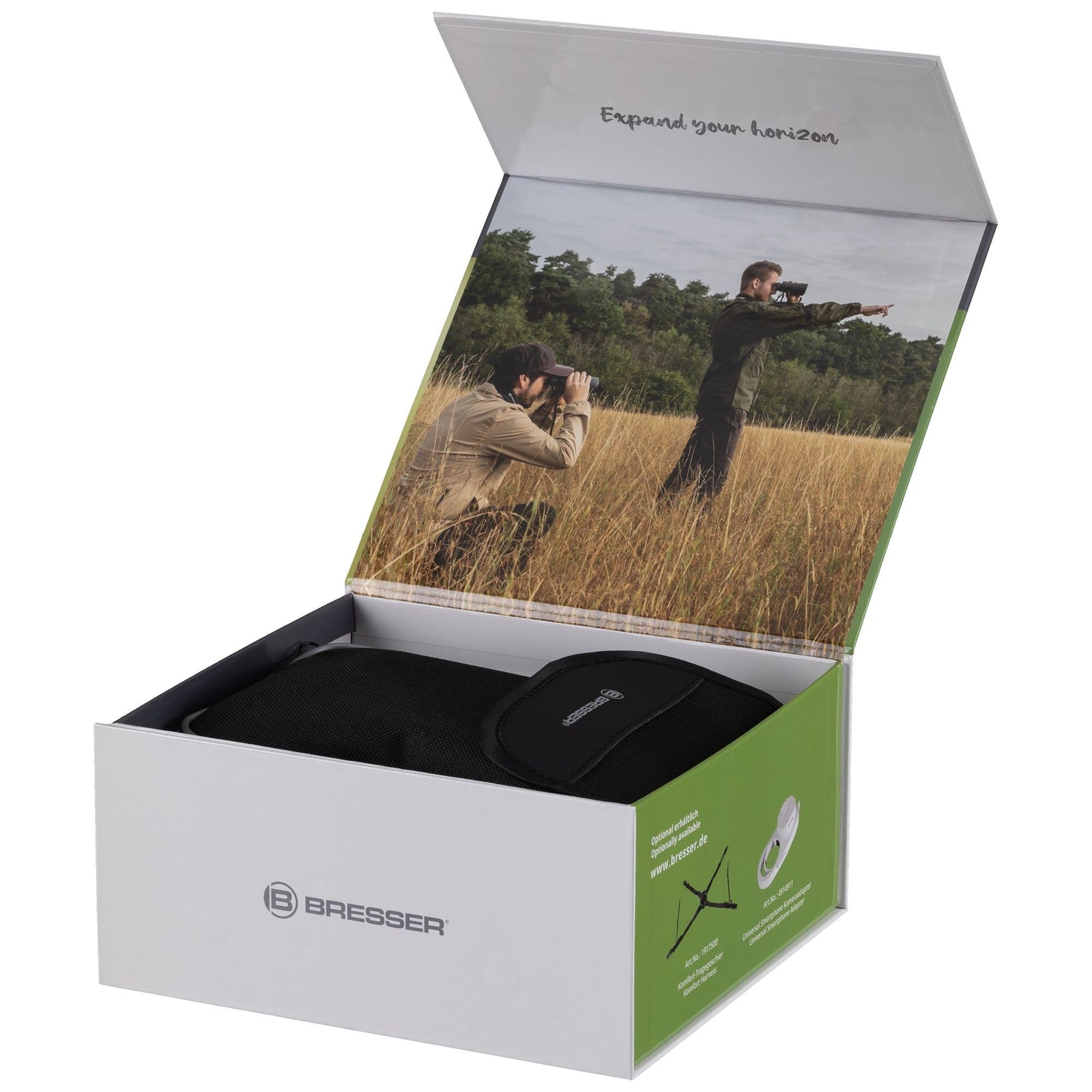 BRESSER 16x42 STABILIZER OIS Binoculars with Image Stabiliser - Vega Vision