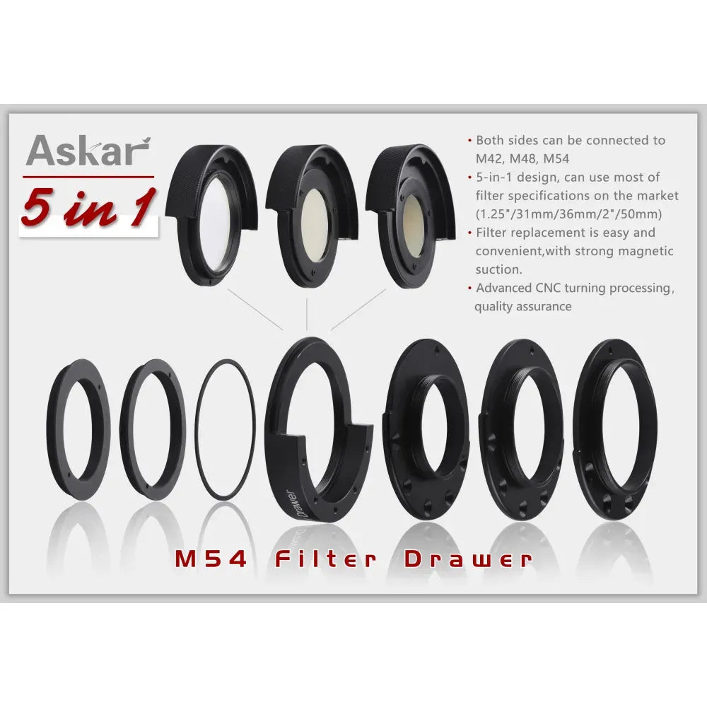 ASKAR 5-in-1 M54 Filter Drawer - Vega Vision