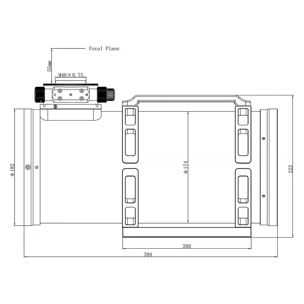 SharpStar 13028HNT 130mm Super-Fast f/2.8 Hyperboloid Newtonian Reflector Telescope - RED - Vega Vision