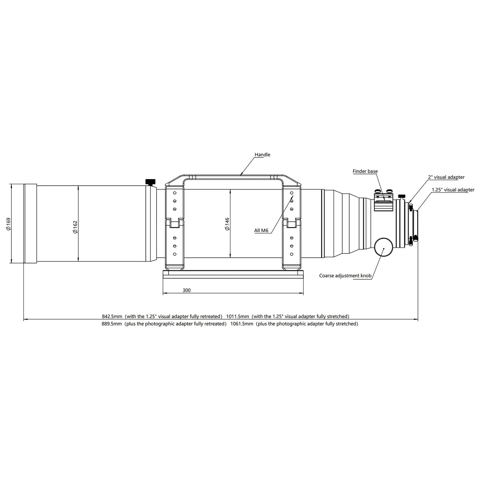 ASKAR 130PHQ 130mm f/7.7 ED APO Quadruplet Apochromatic Refractor Telescope - Vega Vision