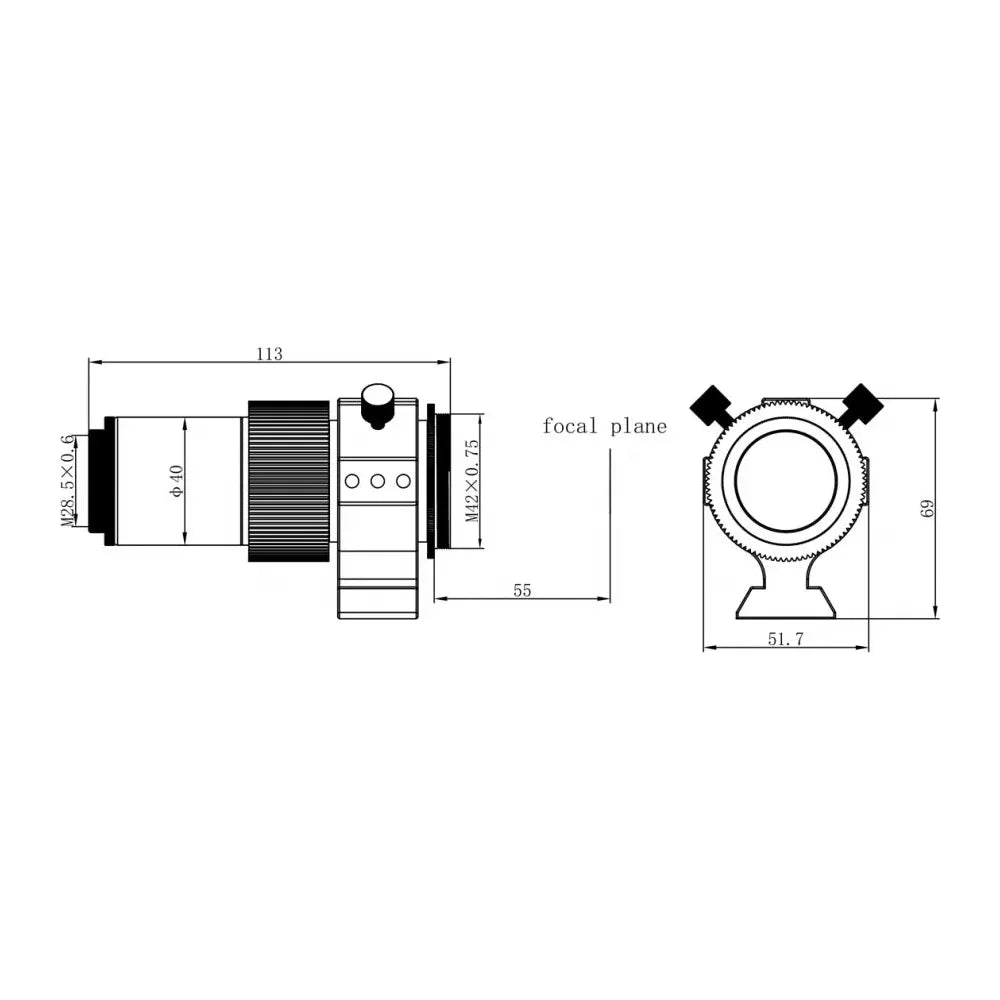 ASKAR FMA F135 f/4.5 Astrograph Telephoto Camera Lens - Sextuplet APO Refractor Telescope / Guidescope / Finderscope - Vega Vision