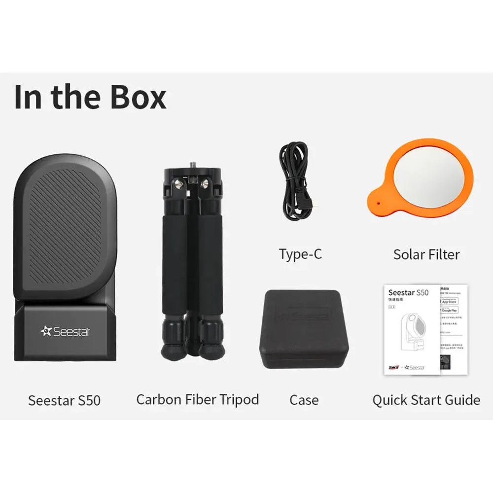 Seestar S50 All-in-One Smart APO Refractor Telescope by ZWO - Vega Vision