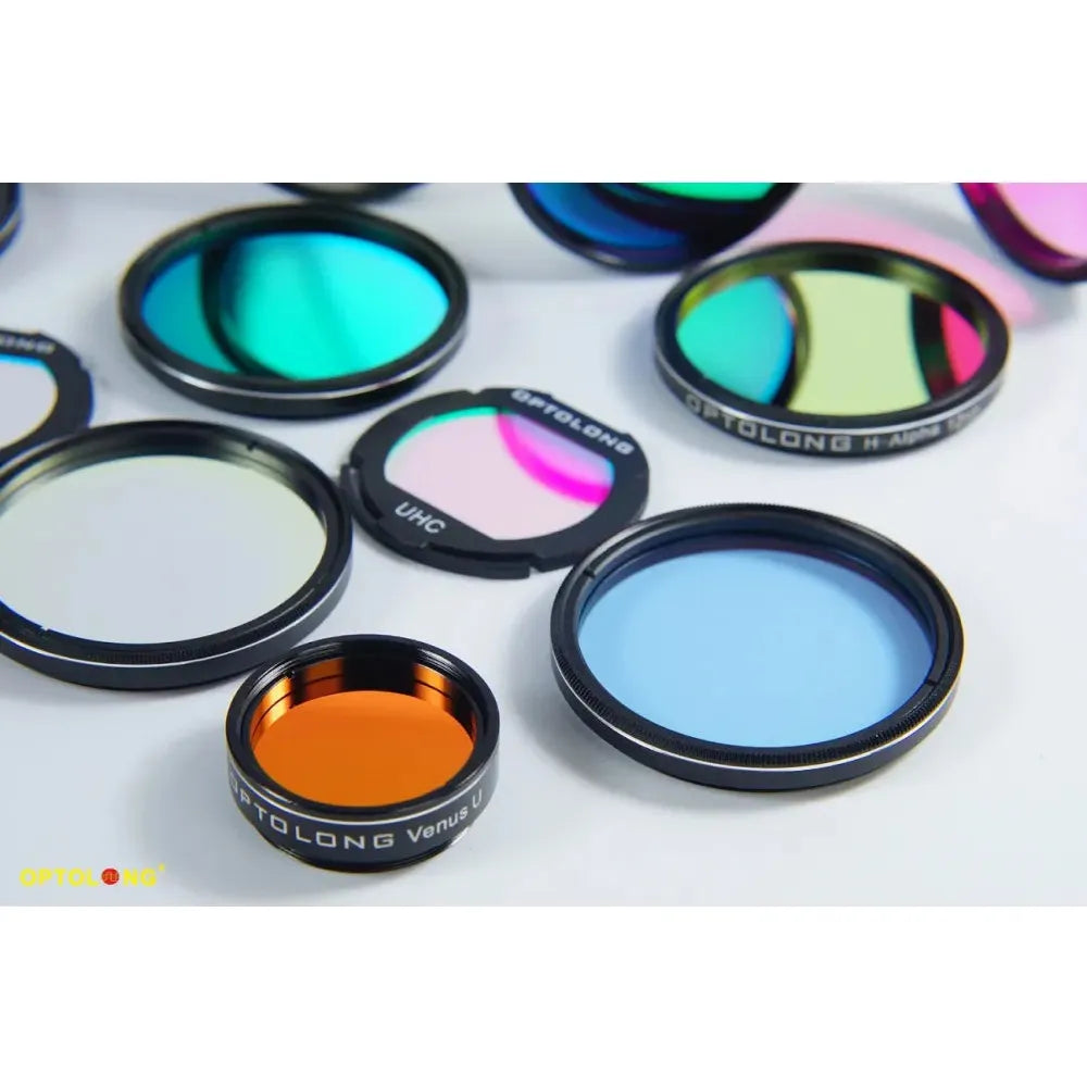 Set of colour filters for telescopes from Vega Vision, perfect for enhancing planetary and lunar details