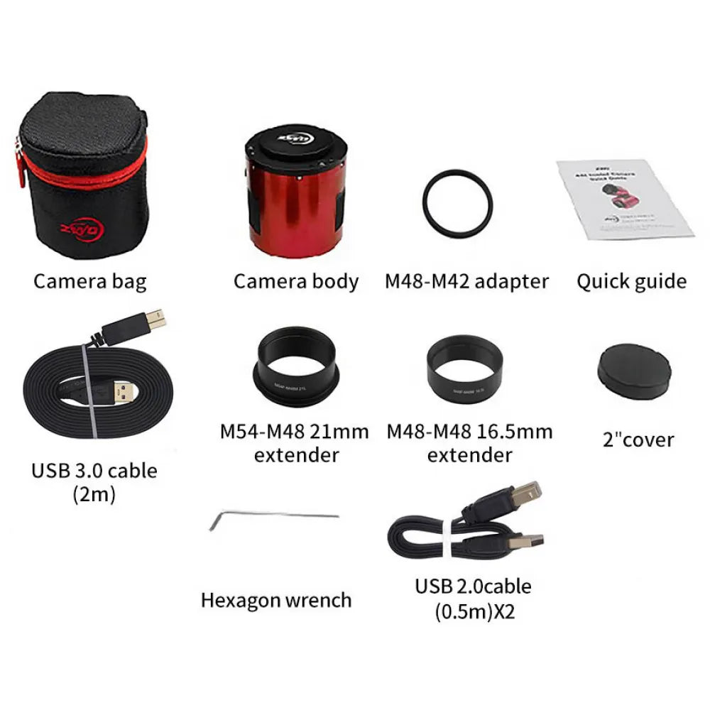 ZWO ASI6200MM PRO COOLED FULL FRAME Monochrome Deep Sky Imaging Camera - 62MPixels - Vega Vision