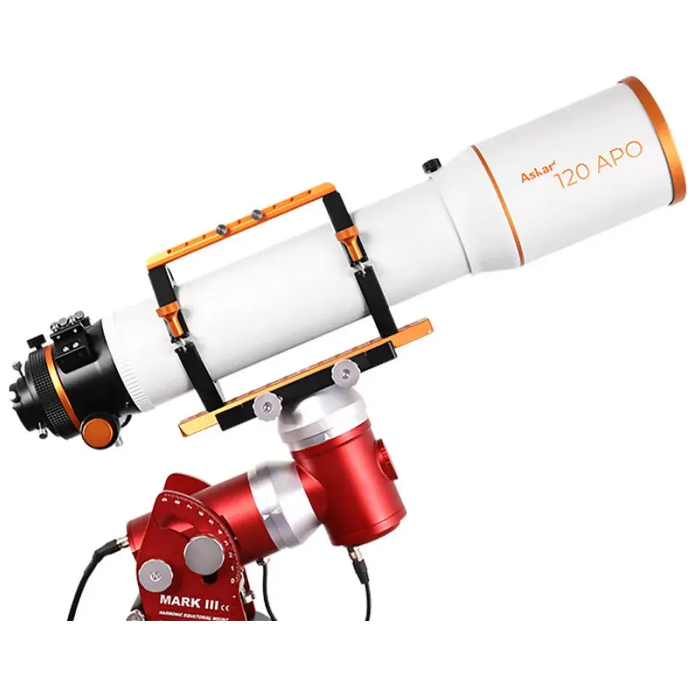 ASKAR 120APO Triplet f/7 Apochromatic Refractor Telescope with 1x Flattener and 0.8x Reducer/Flattener