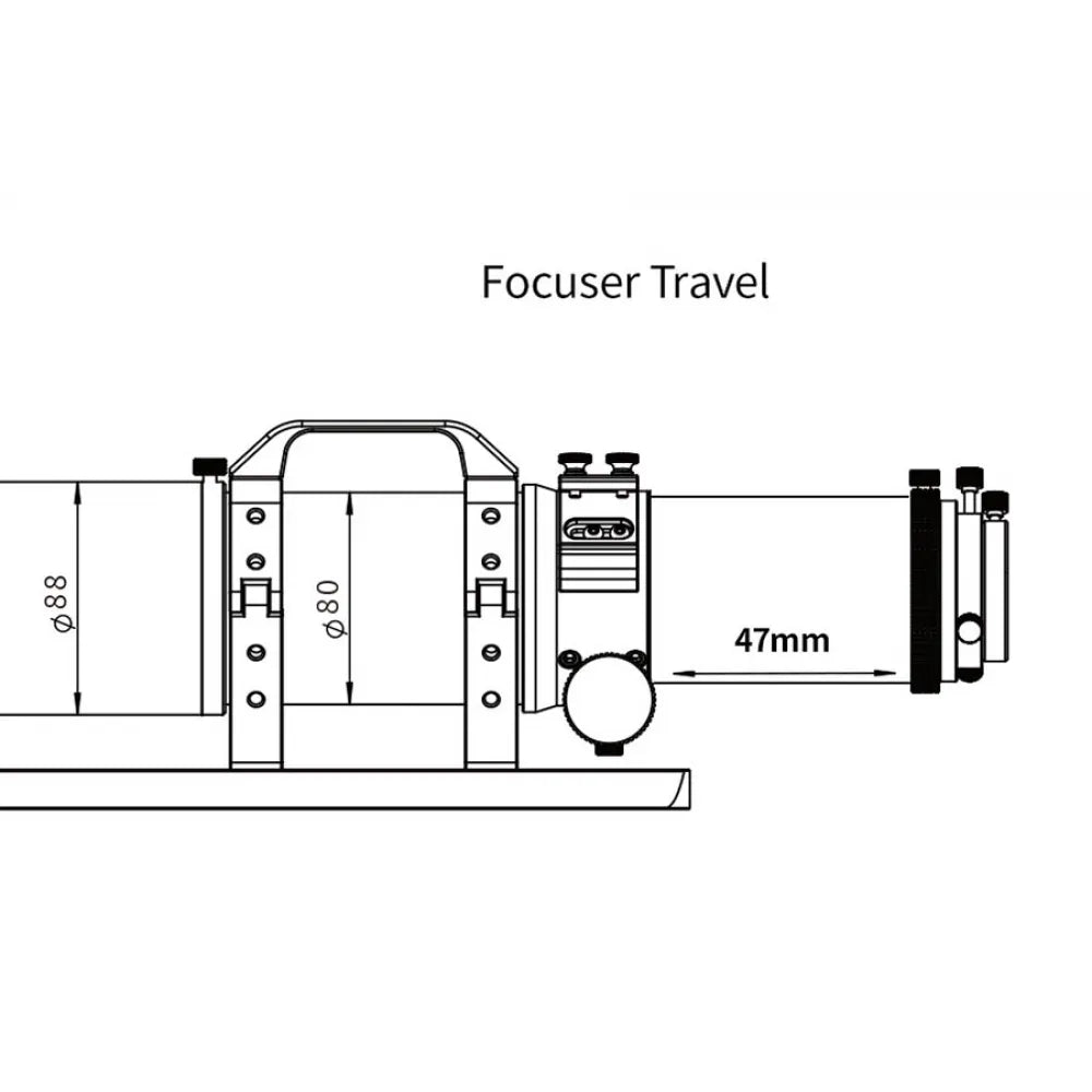 ZWO FF65 65mm f/6.4 APO Quintuplet Refractor Telescope - Vega Vision