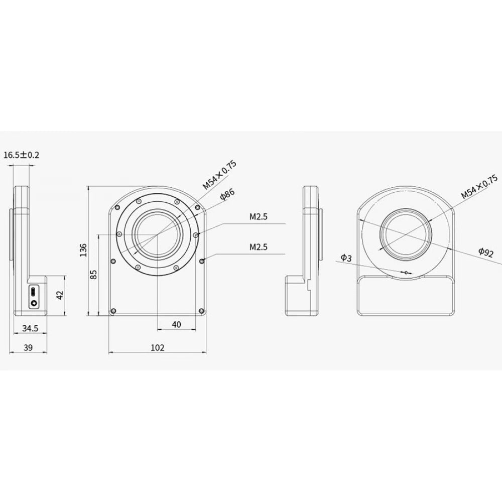ZWO CAA Camera Rotator - Vega Vision