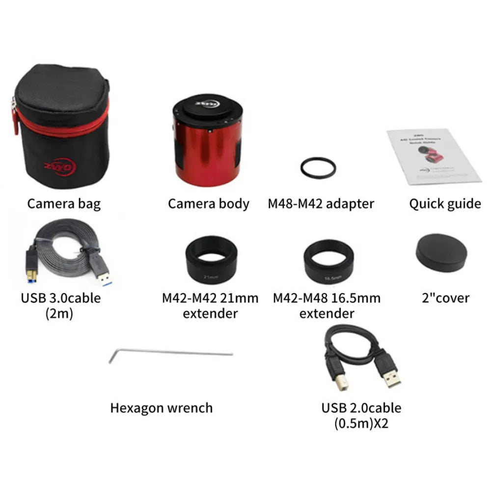 ZWO ASI2600MC PRO Colour APS-C CMOS USB3.0 Deep Sky Imager Camera