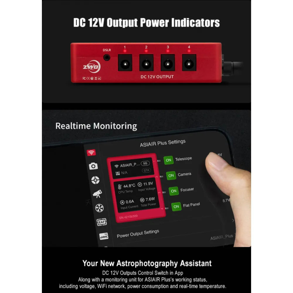 NEW - ZWO ASIair PLUS 256G Smart WIFI Accessory for Portable Astro Photography with ZWO ASI Cameras & dSLRs - Vega Vision