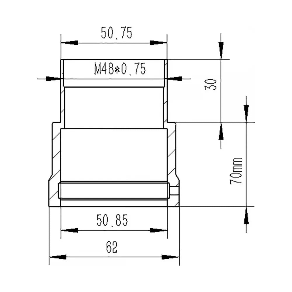Antlia 70mm Extension Tube for Solar Discover CaK 5Å - Vega Vision