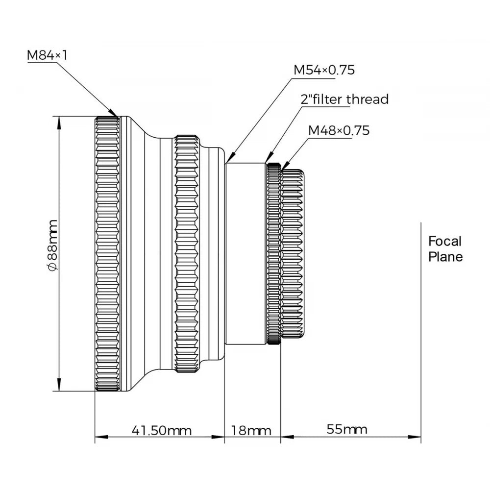 ASKAR 0.8x Full-frame Reducer/Flattener for 103APO Telescopes