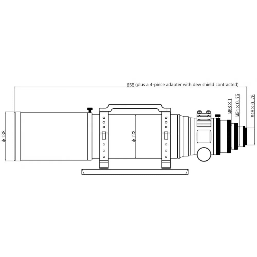 ASKAR 107PHQ 107mm f/7 ED APO Quadruplet Apochromatic Refractor Telescope