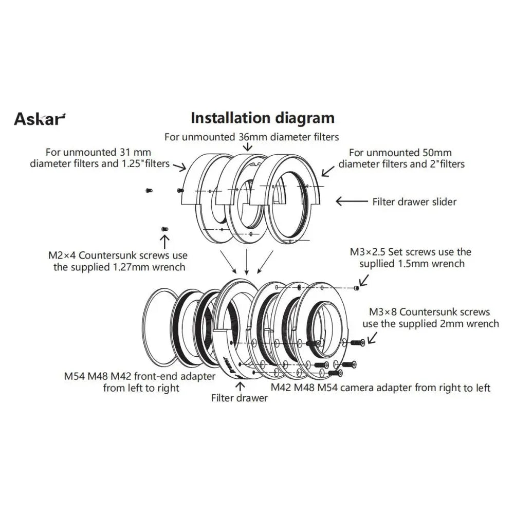 ASKAR 5-in-1 M54 Filter Drawer