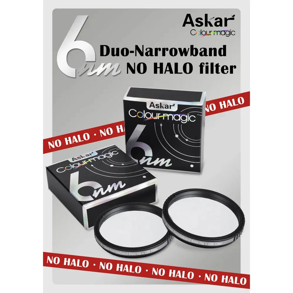 Askar ColourMagic 6nm Deep-Sky Duo Narrowband Imaging Filter D1 (OIII + Ha) 2"