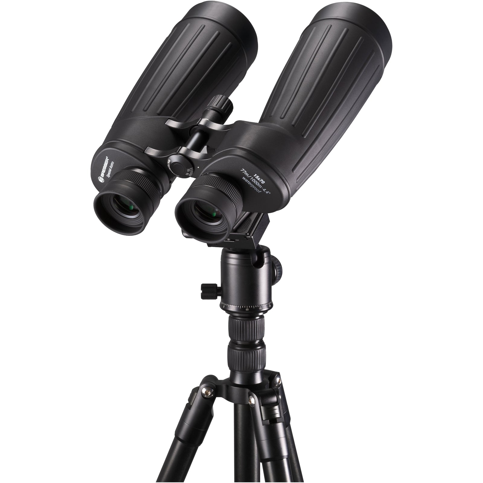 BRESSER NightExplorer 15x70 Astronomy Binoculars + Tripod and Carry Rucksack Bundle - Vega Vision