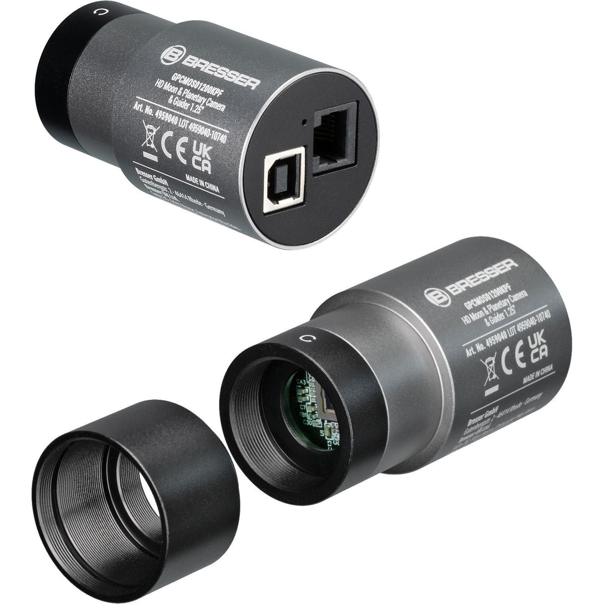 BRESSER HD Moon &amp;amp; Planetary Camera &amp; Guider 1.25&quot; - Vega Vision