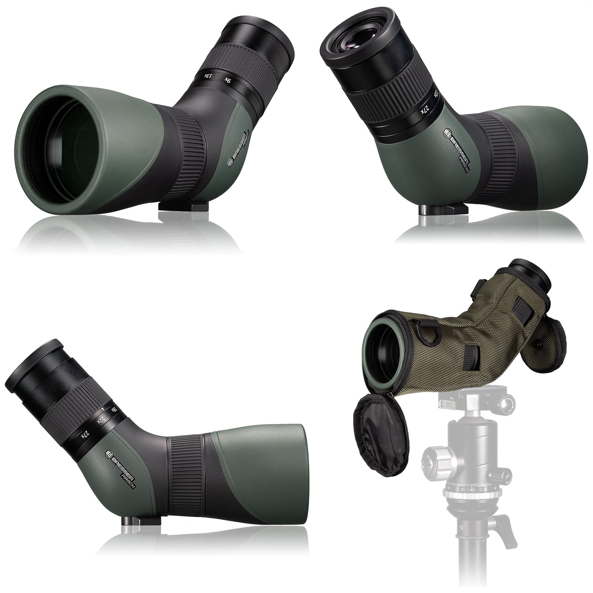BRESSER Pirsch 9-27x56 Spotting Scope Gen. II with Tube-Focus - Vega Vision
