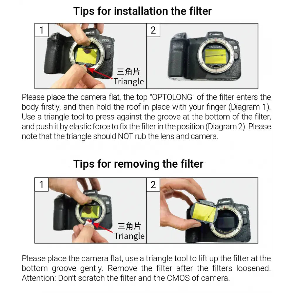 Optolong L-PRO Maximum Luminosity Filter for Canon EOS-R Cameras - Vega Vision