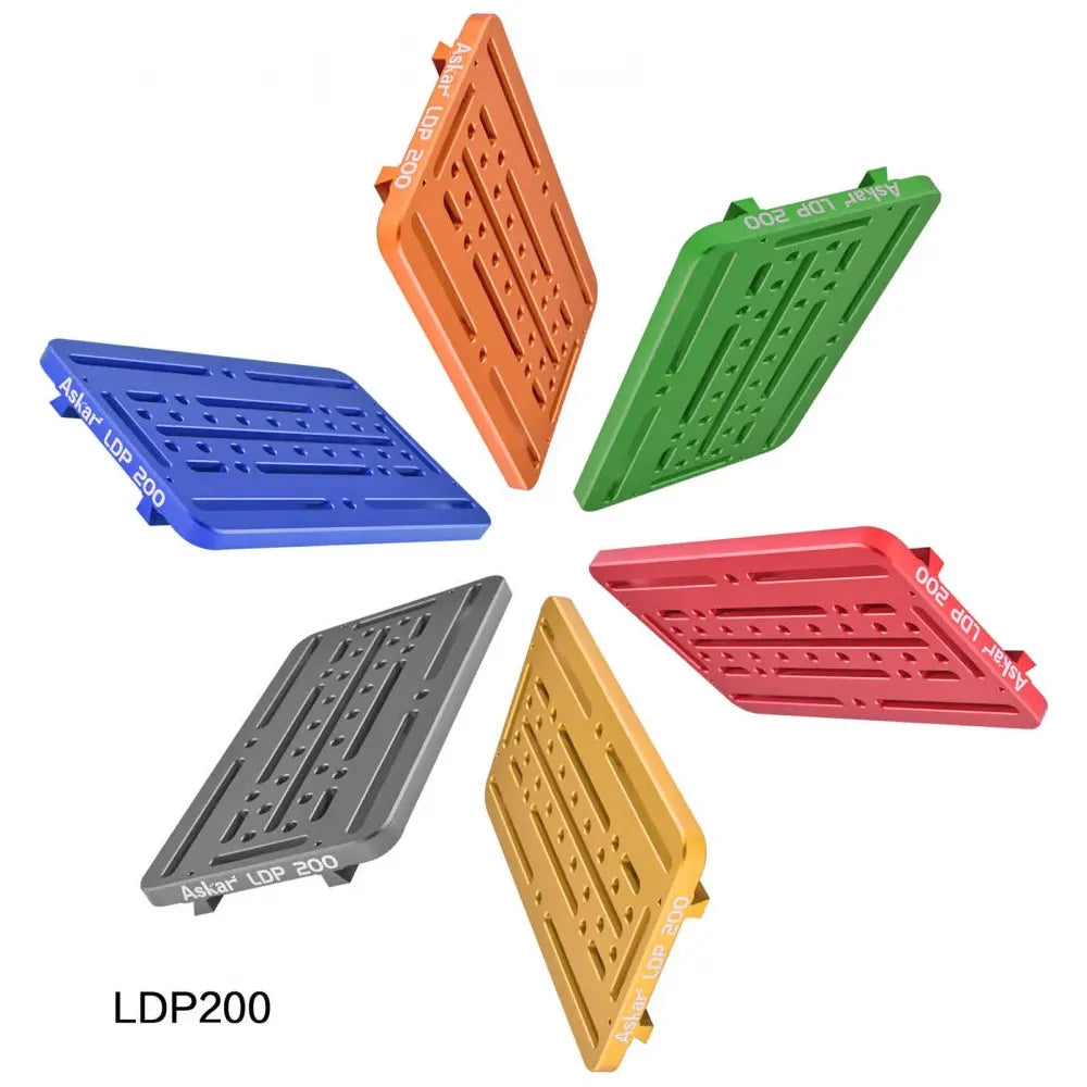 ASKAR LDP200 Losmandy-style Universal Dovetail Plate - 200mm - BLUE - Vega Vision