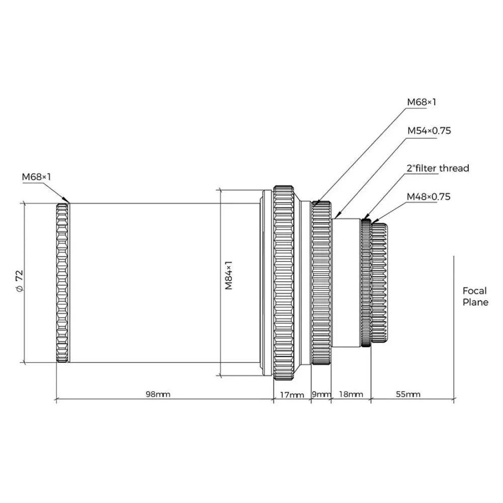ASKAR 0.6x Full-frame Reducer/Flattener for 103APO Telescopes - Vega Vision