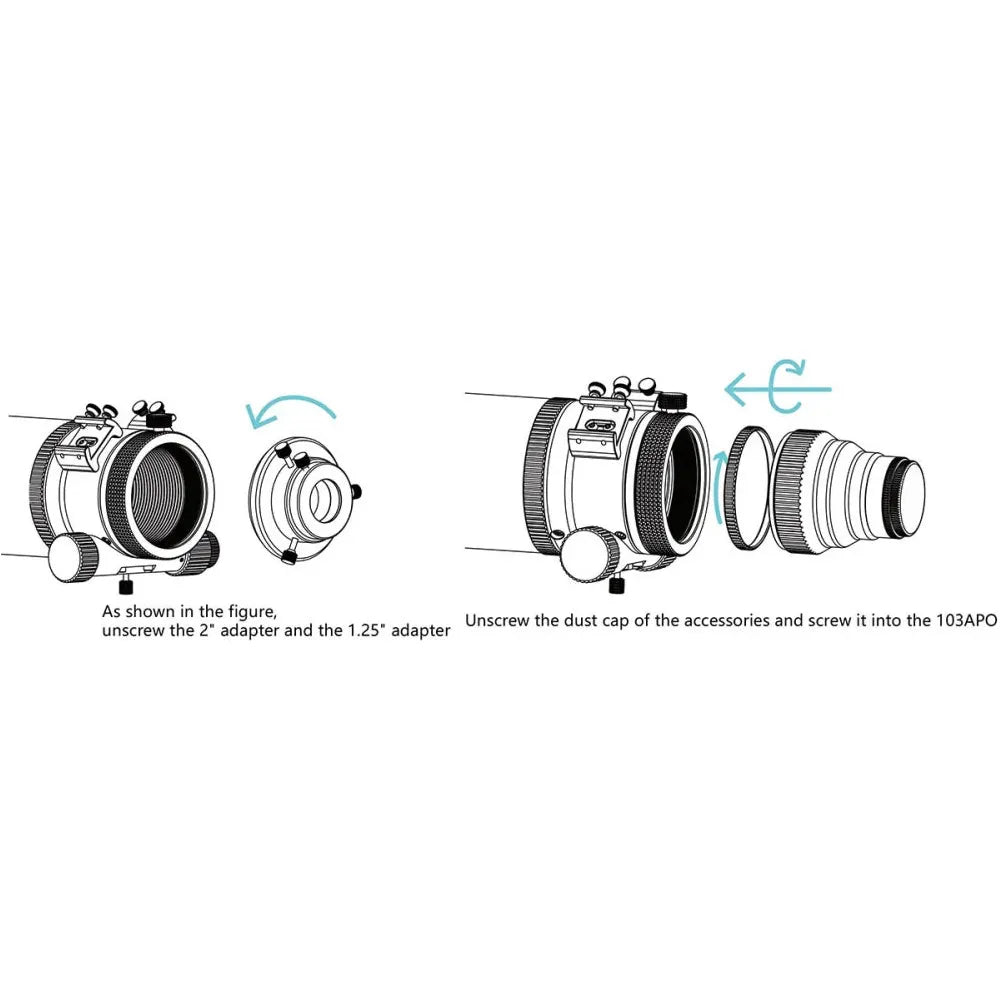 ASKAR 1x Full-frame Flattener for 103APO Telescopes - Vega Vision