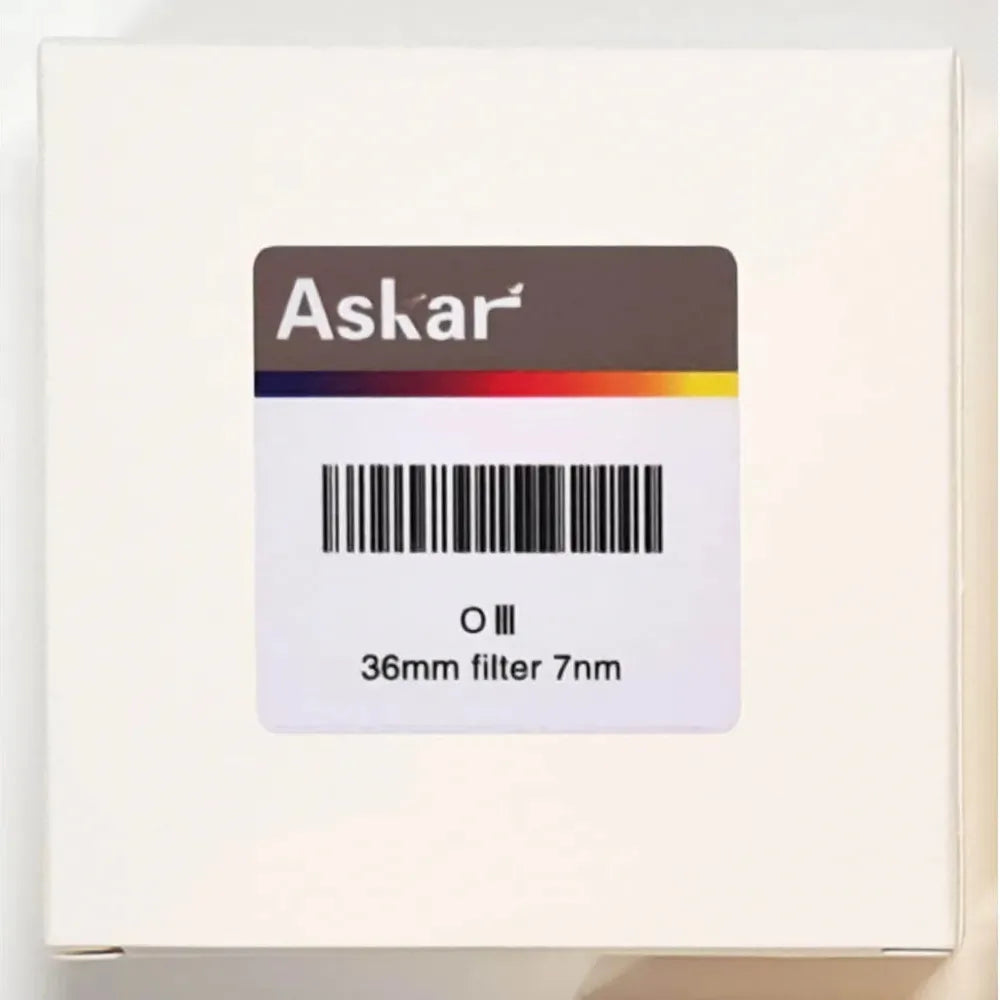 Askar OIII 7nm Narrowband Imaging Filter - 36mm Unmounted - Vega Vision
