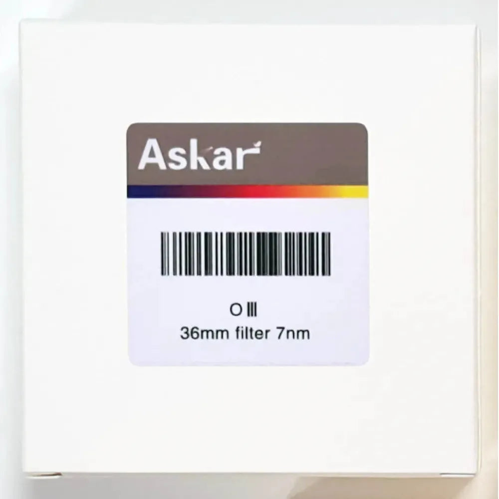 Askar OIII 7nm Narrowband Imaging Filter - 36mm Unmounted - Vega Vision