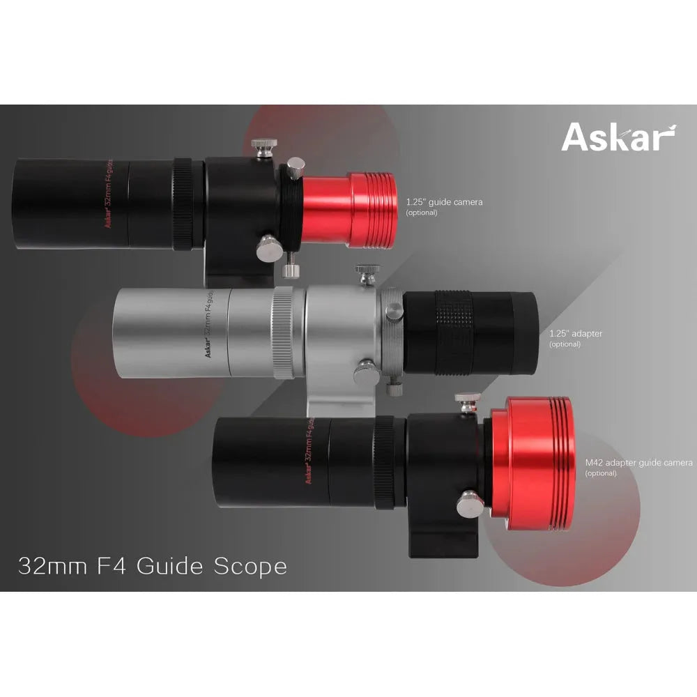 Askar 32mm F4 Mini Guide Scope - SILVER - Vega Vision
