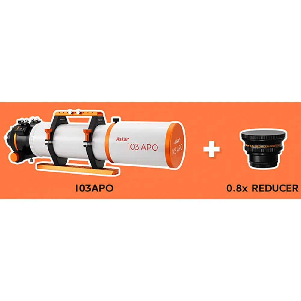 ASKAR 103APO Triplet f/6.8 APO Refractor Telescope with 0.8x Reducer - Vega Vision