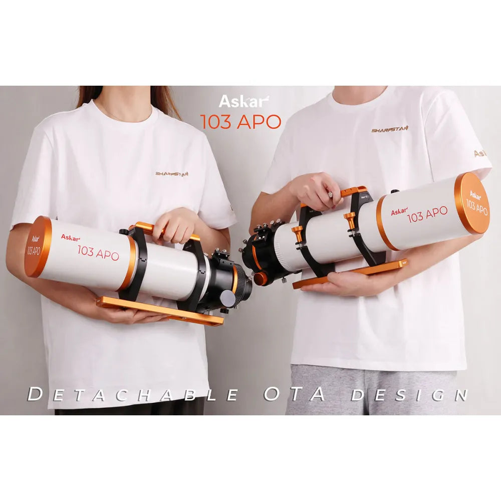 ASKAR 103APO Triplet f/6.8 APO Refractor Telescope with 0.8x Reducer - Vega Vision