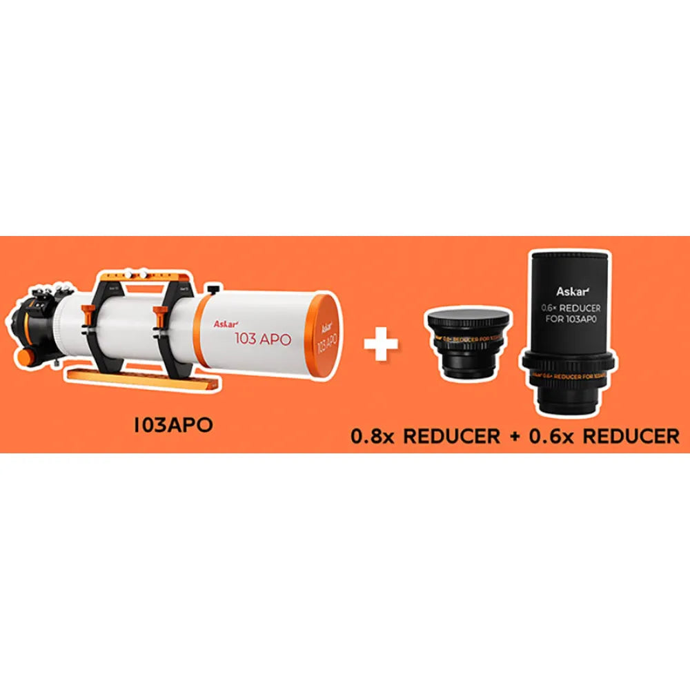 ASKAR 103APO Triplet f/6.8 APO Refractor Telescope with 0.8x Reducer and 0.6x Reducer - Vega Vision