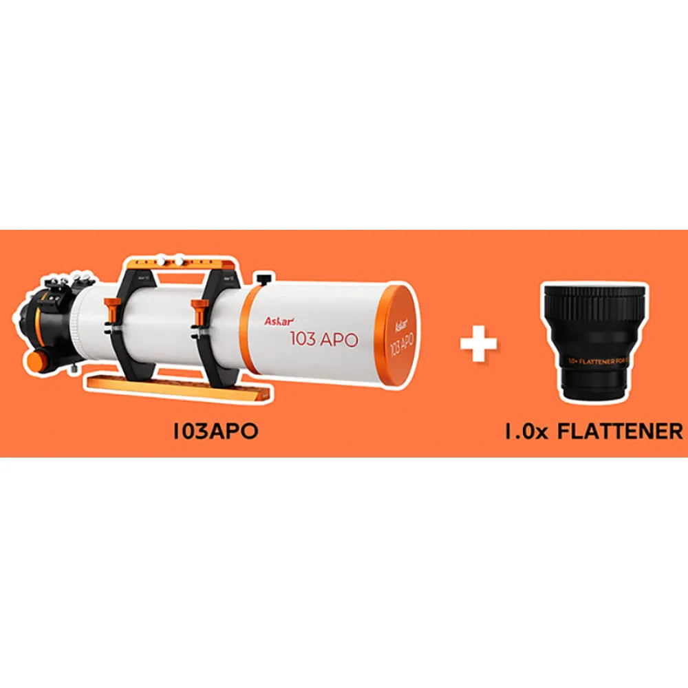 ASKAR 103APO Triplet f/6.8 APO Refractor Telescope with 1x Flattener - Vega Vision