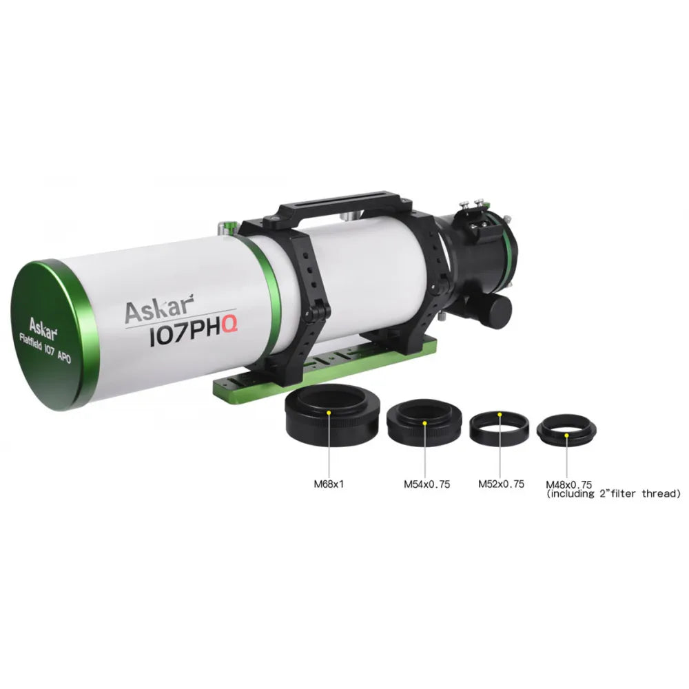 ASKAR 107PHQ 107mm f/7 ED APO Quadruplet Apochromatic Refractor Telescope - Vega Vision