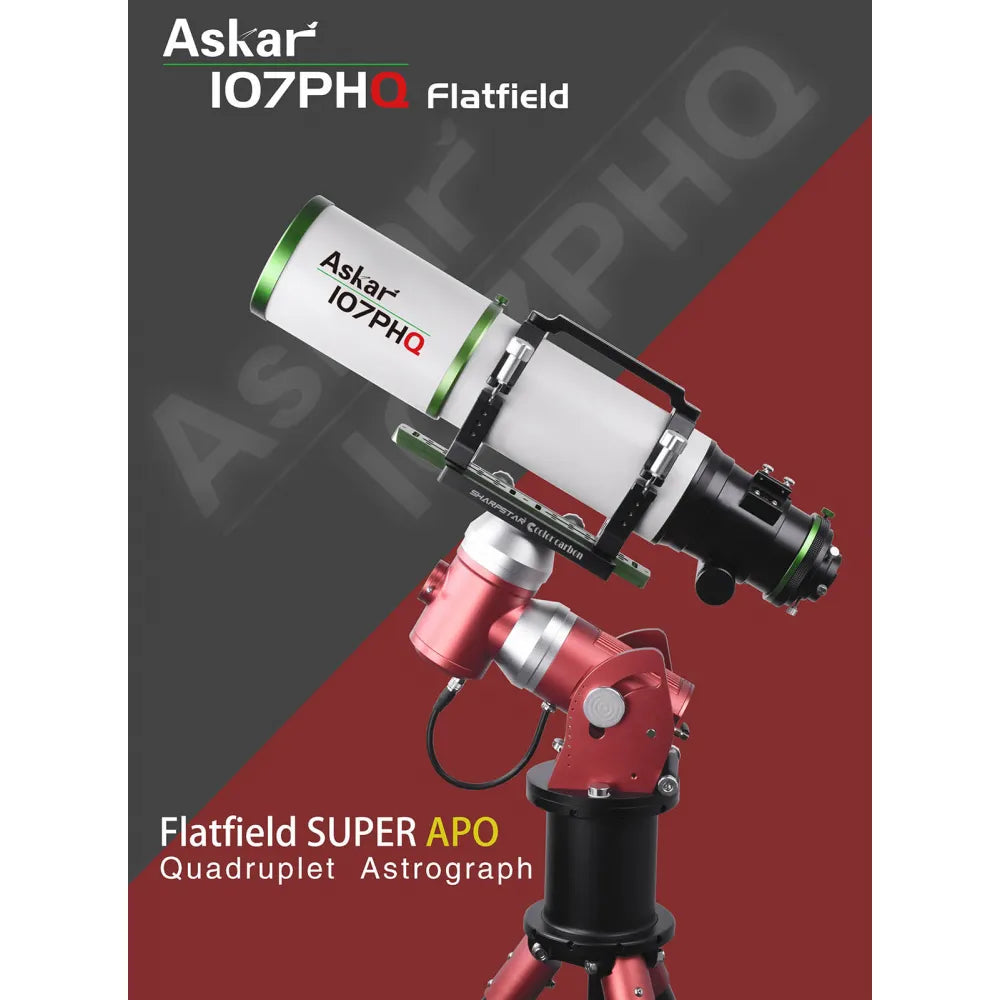 ASKAR 107PHQ 107mm f/7 ED APO Quadruplet Apochromatic Refractor Telescope - Vega Vision