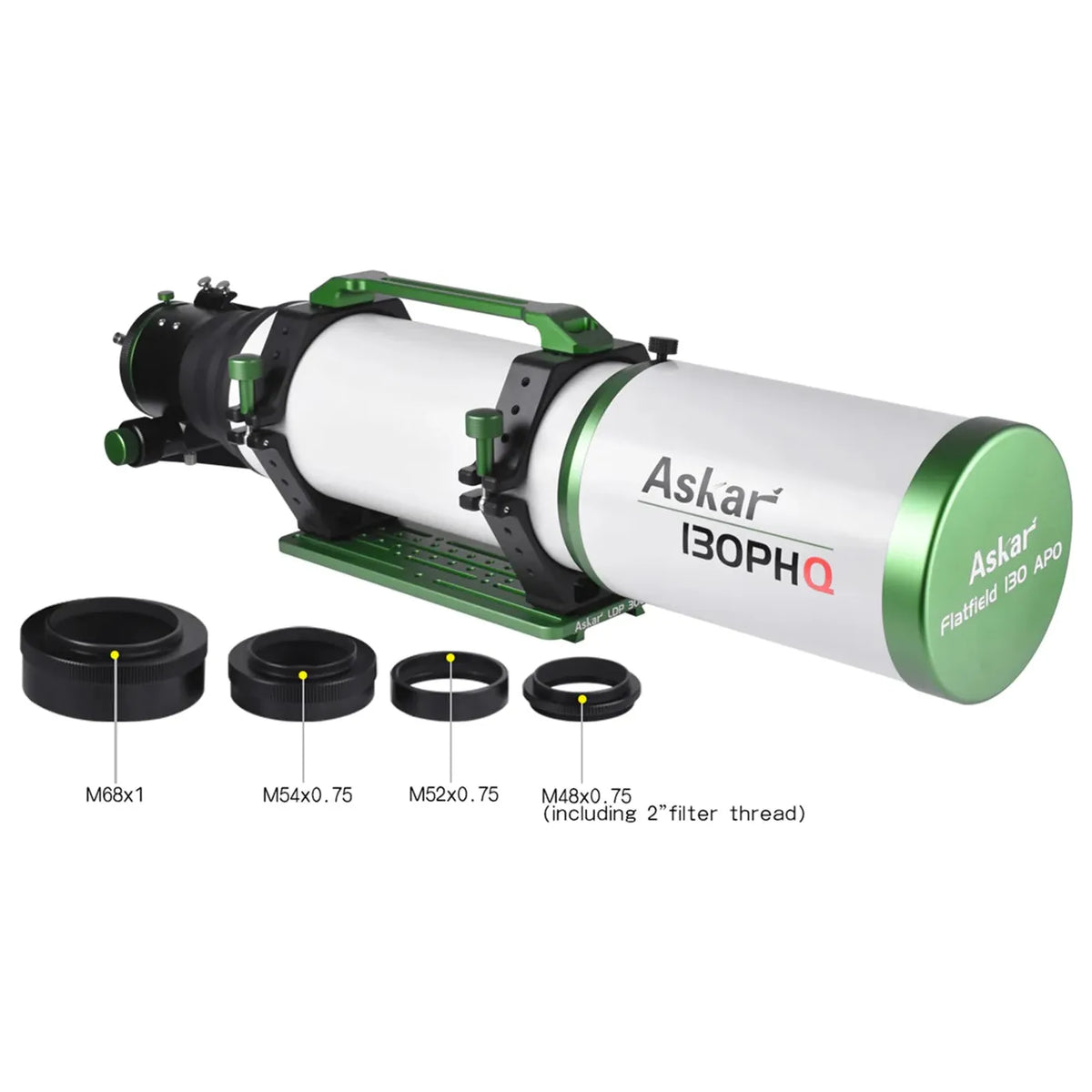 ASKAR 130PHQ 130mm f/7.7 ED APO Quadruplet Apochromatic Refractor Telescope - Vega Vision