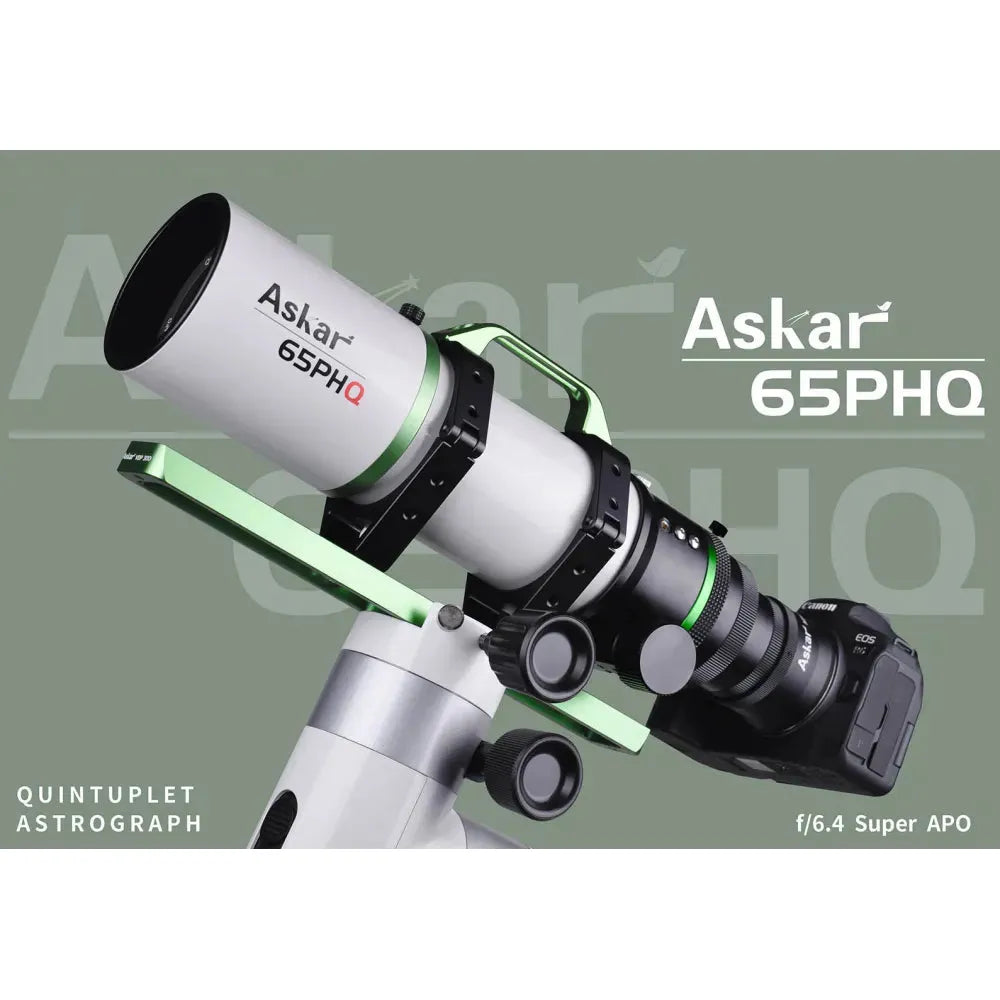 ASKAR 65PHQ 65mm f/6.4 ED APO Quintuplet Apochromatic Astrograph Refractor Telescope - GREEN - Vega Vision