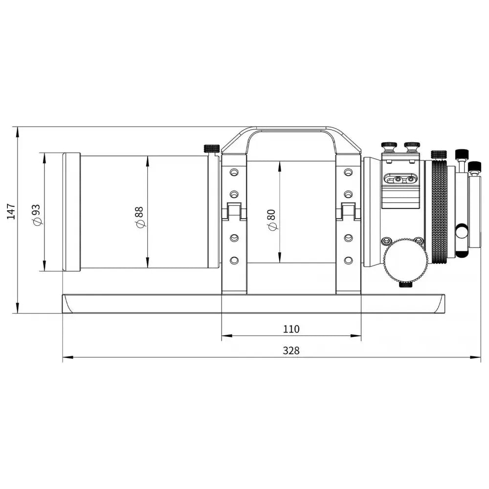 ASKAR 65PHQ 65mm f/6.4 ED APO Quintuplet Apochromatic Astrograph Refractor Telescope - GREEN - Vega Vision