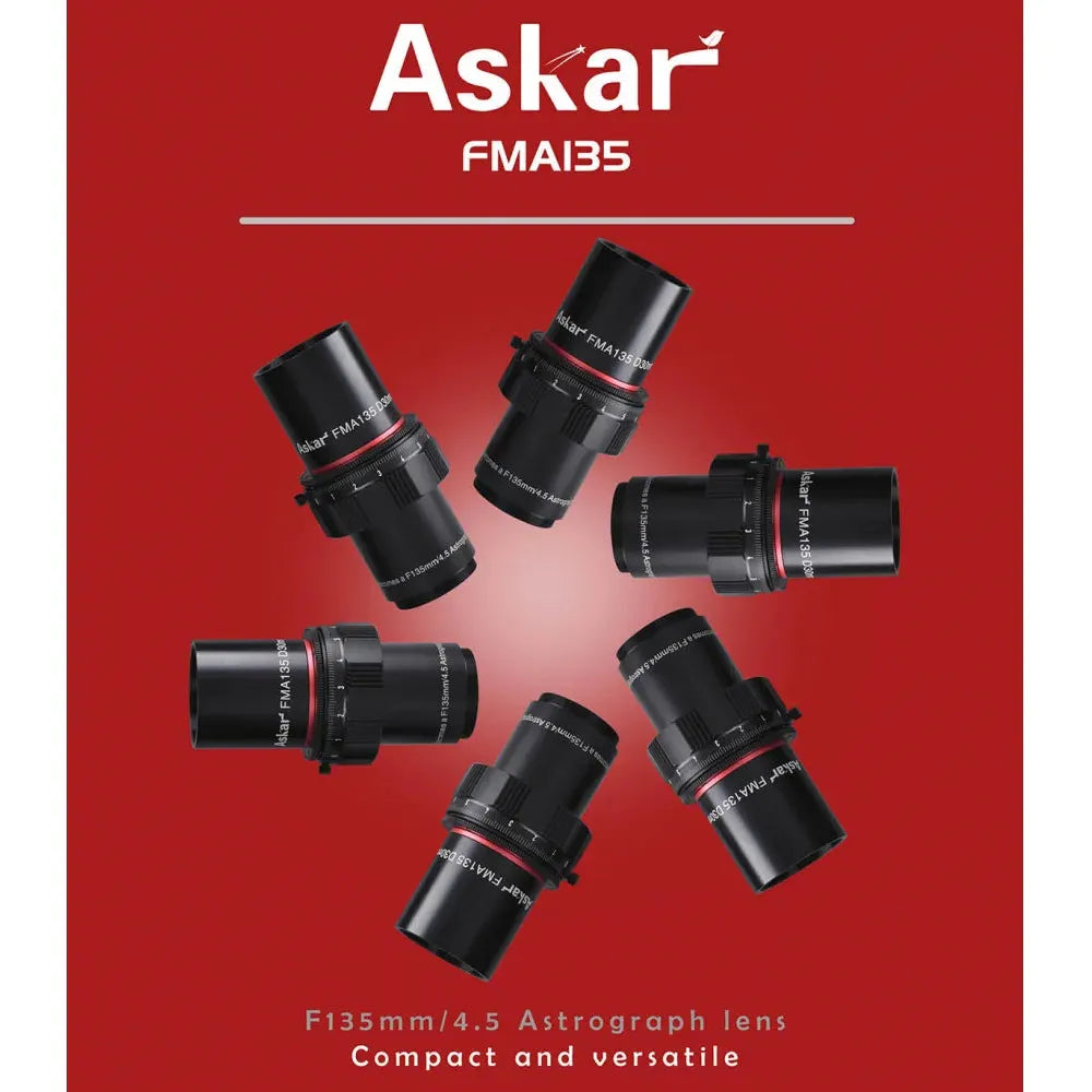 ASKAR FMA F135 f/4.5 Astrograph Telephoto Camera Lens - Sextuplet APO Refractor Telescope / Guidescope / Finderscope - Vega Vision