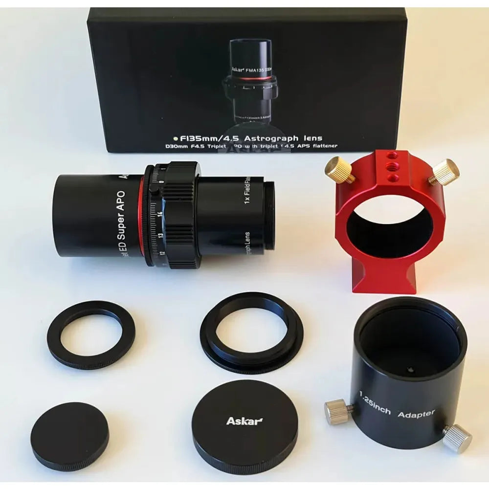 ASKAR FMA F135 f/4.5 Astrograph Telephoto Camera Lens - Sextuplet APO Refractor Telescope / Guidescope / Finderscope - Vega Vision