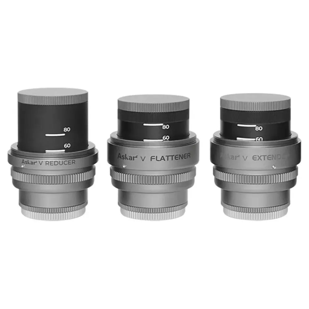 ASKAR V Modular APO Telescope with 2 Interchangeable Lenses with 60mm and 80mm Apertures and 6 Possible Focal Lengths - Vega Vision
