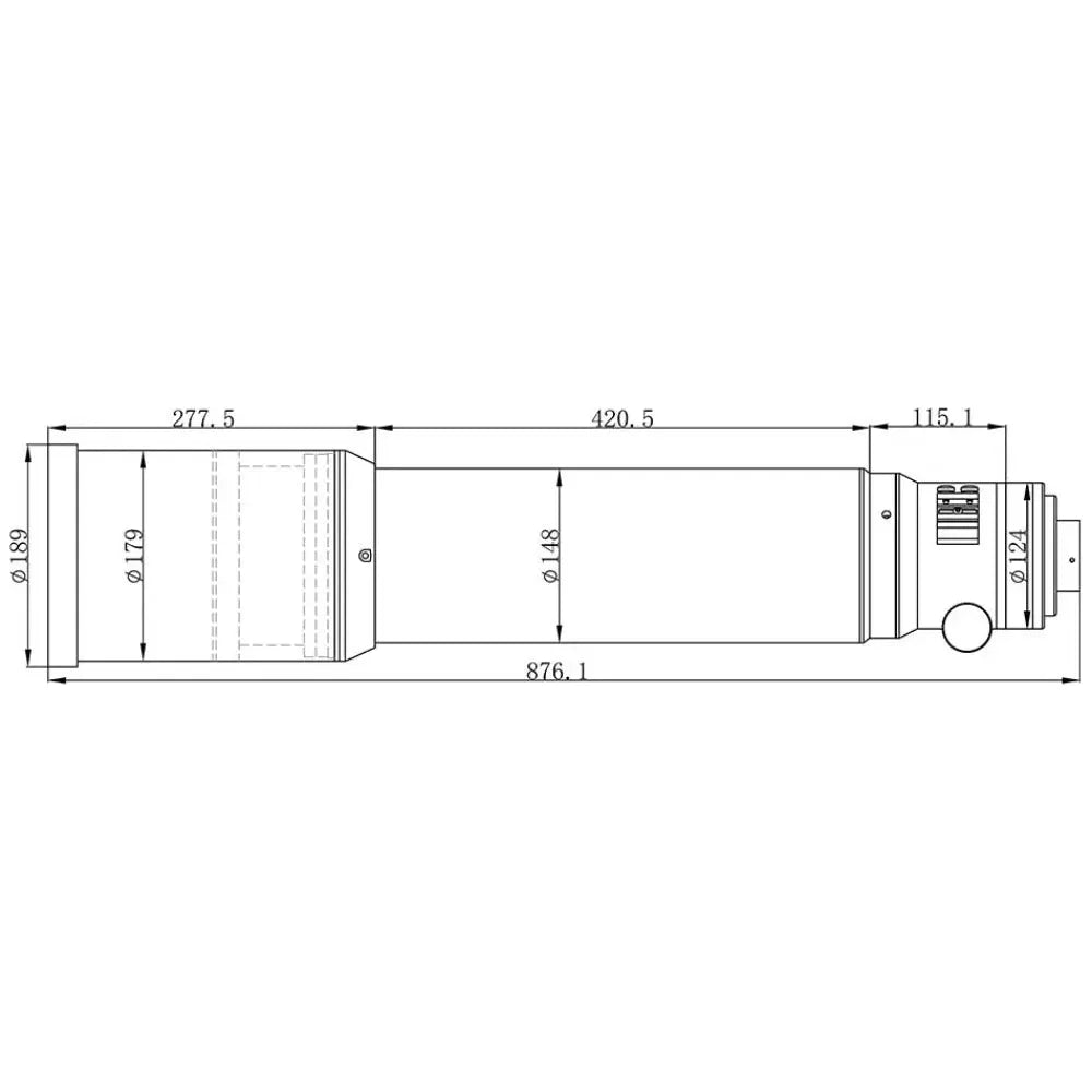 SharpStar 140PH 140mm f/6.5 Dual ED Triplet APO Apochromatic Refractor Telescope - Vega Vision
