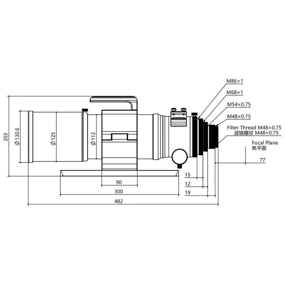 Sharpstar Z4 Sextuplet APO Astrograph APO Apochromatic Refractor Telescope - Vega Vision