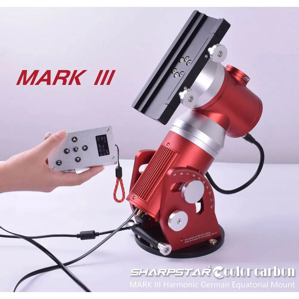 Sharpstar Color Carbon Mark III Harmonic Drive German Equatorial Mount - up to 18kg - 26kg Payload - Vega Vision
