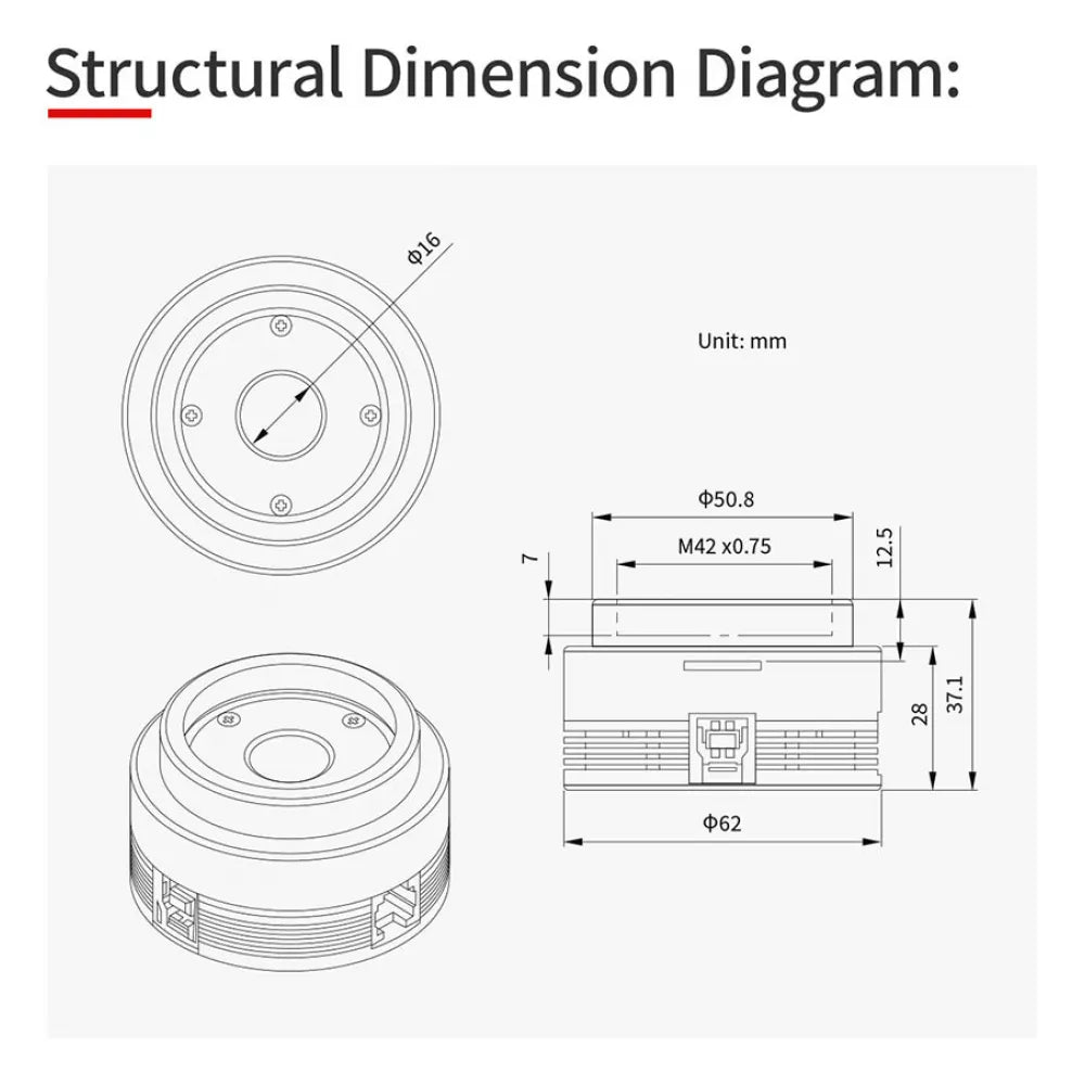 ZWO ASI662MC USB3.0 Colour CMOS Camera with Autoguider Port with High Sensitivity - Vega Vision