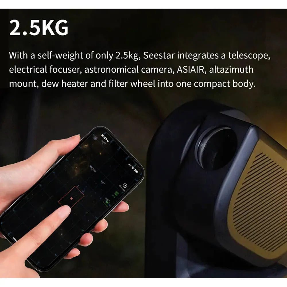 ZWO Seestar S50 All-in-One Smart Refractor Telescope - Vega Vision