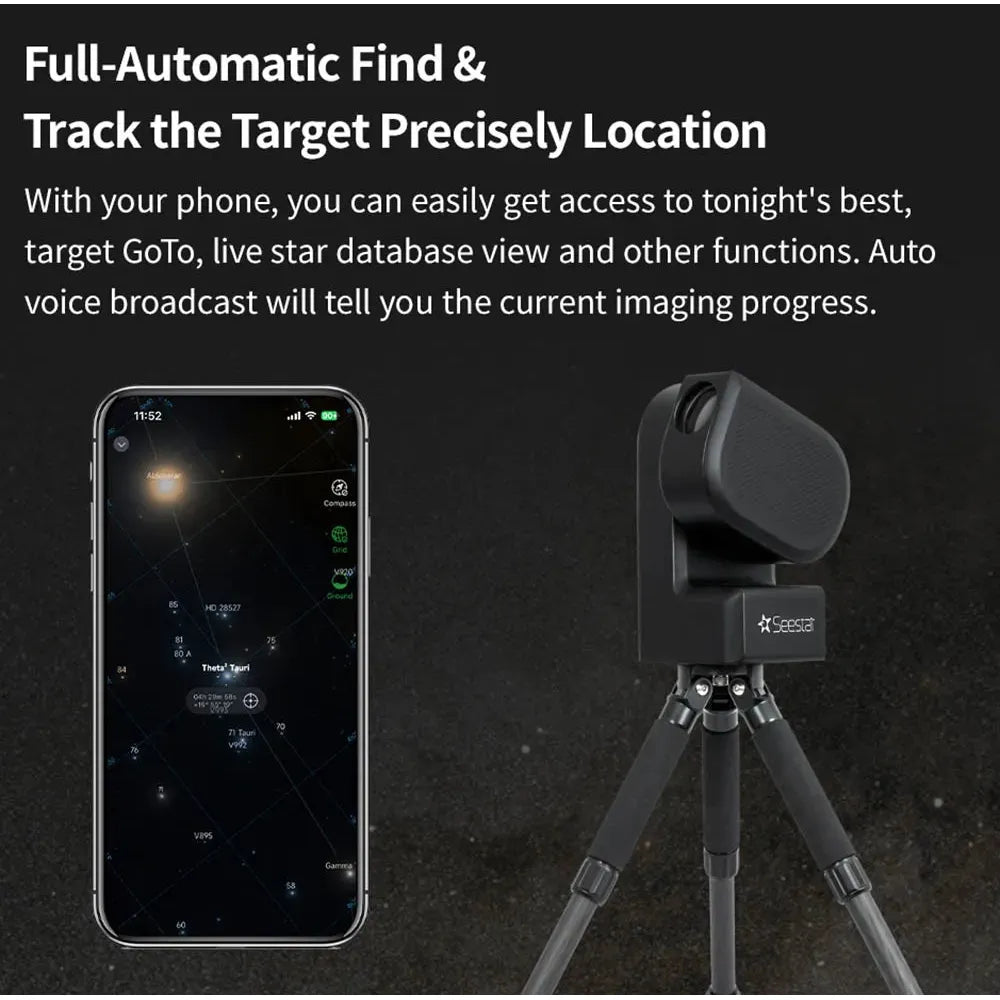 ZWO Seestar S50 All-in-One Smart Refractor Telescope - Vega Vision