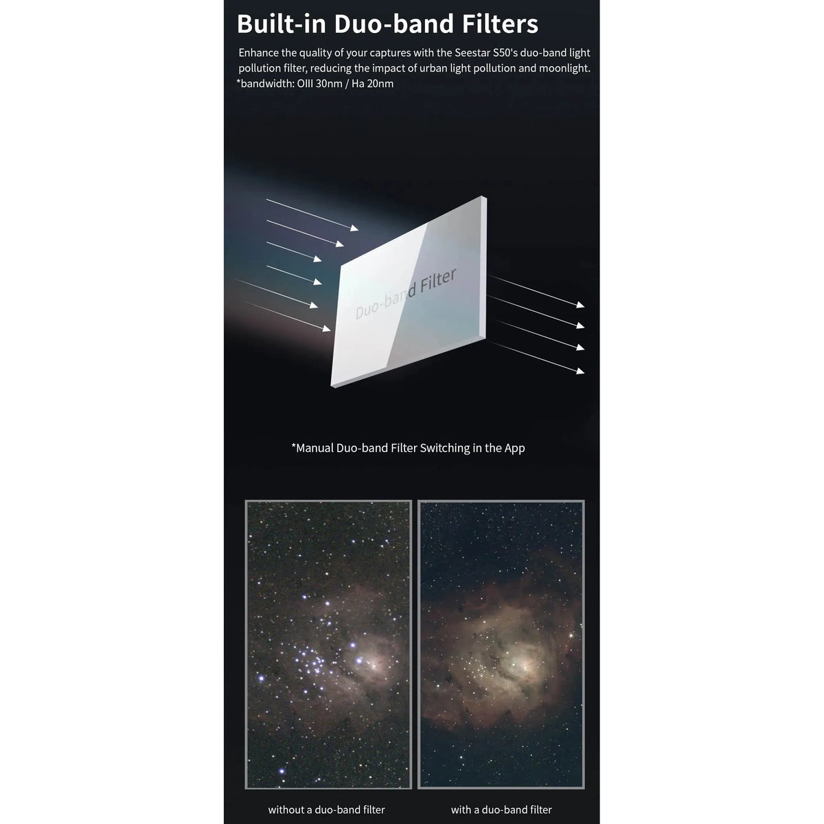 ZWO Seestar S50 All-in-One Smart Refractor Telescope - Vega Vision